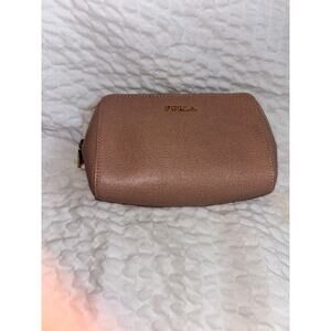 Furla Pink Leather Pouch